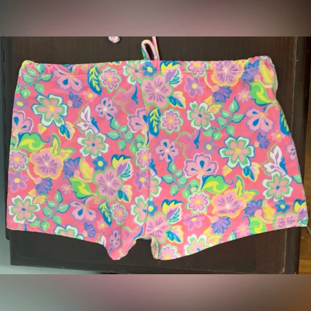 NWT_Pink Floral Boyshort Bikini Bottoms__NWT - Picture 5 of 9